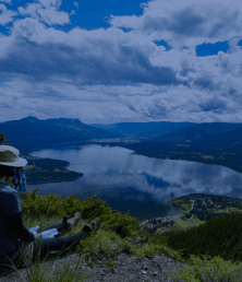 湖の画像